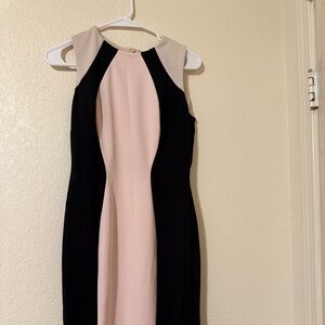 OGGY LONDON Color Block Black Pink Dress Size US 4